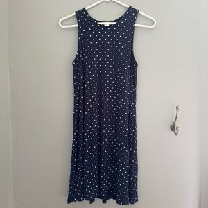 Old Navy Polka Dot Sleeveless Swing Dress